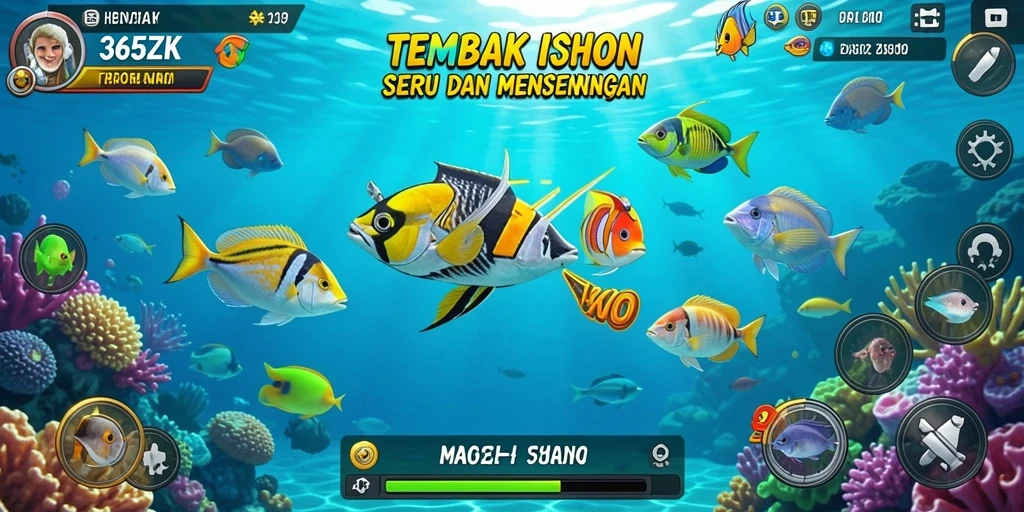 Screenshot gameplay Tembak Ikan yang menarik dan penuh aksi.