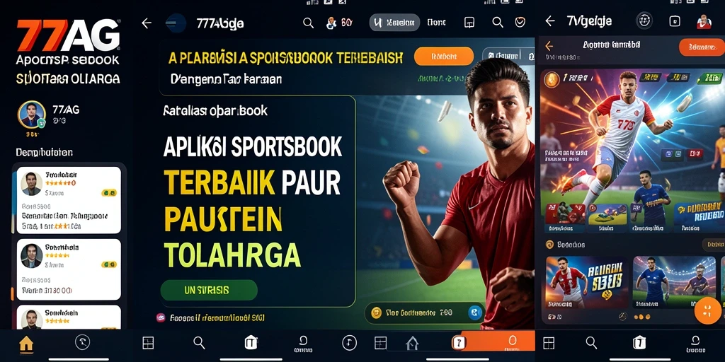 Tampilan menarik dari 77AG saat melakukan taruhan olahraga.