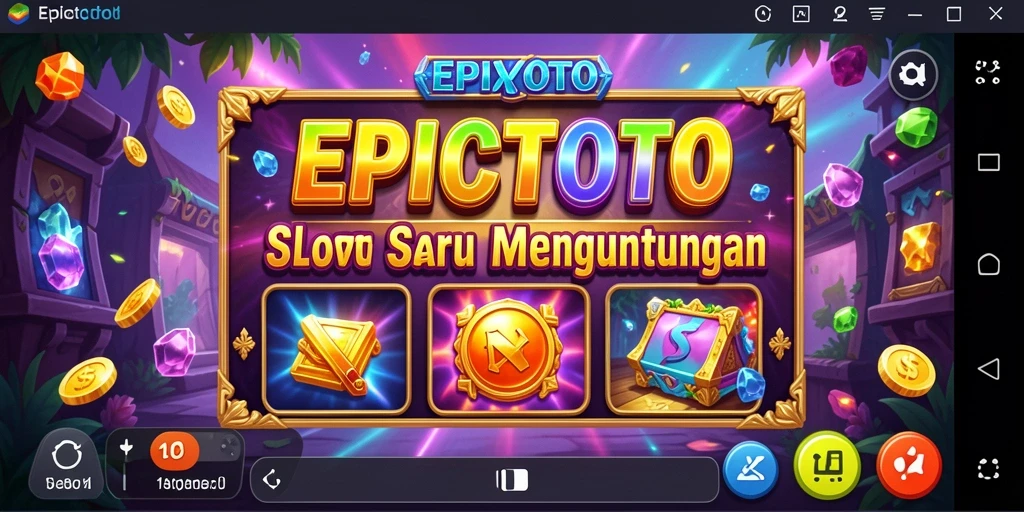 Tampilan gameplay EPICTOTO yang menarik dengan efek visual menawan.