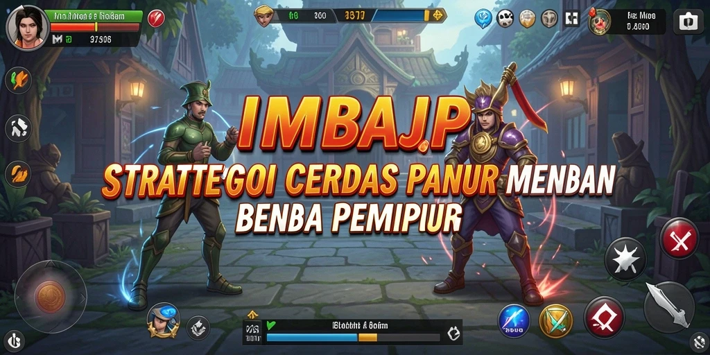 Screenshot gameplay menampilkan strategi seru saat bertempur.