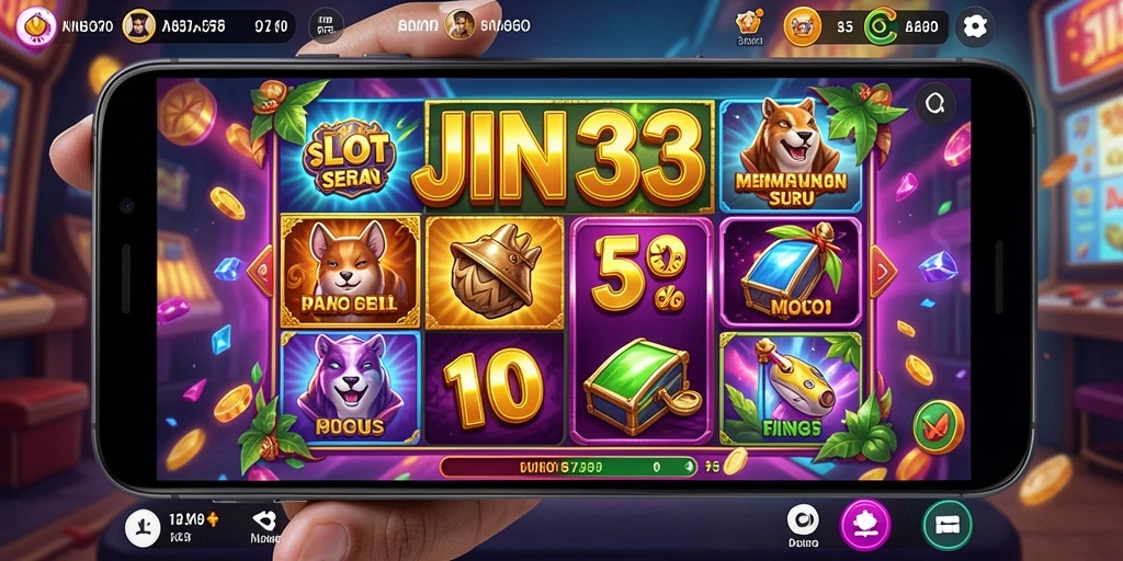 Screenshot JIN33 menampilkan gameplay mesin slot yang mengasyikkan.