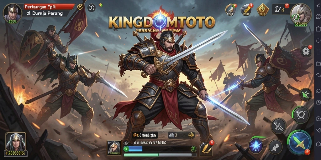 Tampilkan aksi pertarungan epik di KINGDOMTOTO.