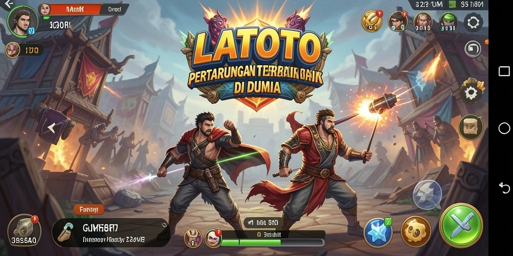 Gambaran menarik dari pertarungan intens dalam LATOTO.