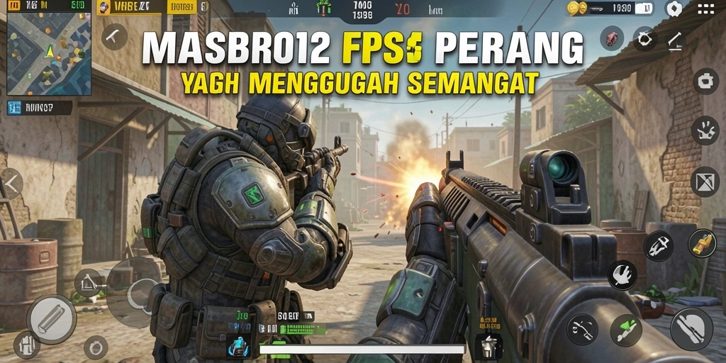 Tampilan gameplay <strong>MASBRO12</strong> yang mendebarkan dan realistis.