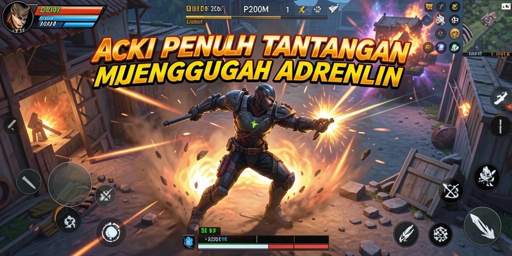 Screenshot gameplay P200M menampilkan aksi mendebarkan dan grafis menawan.