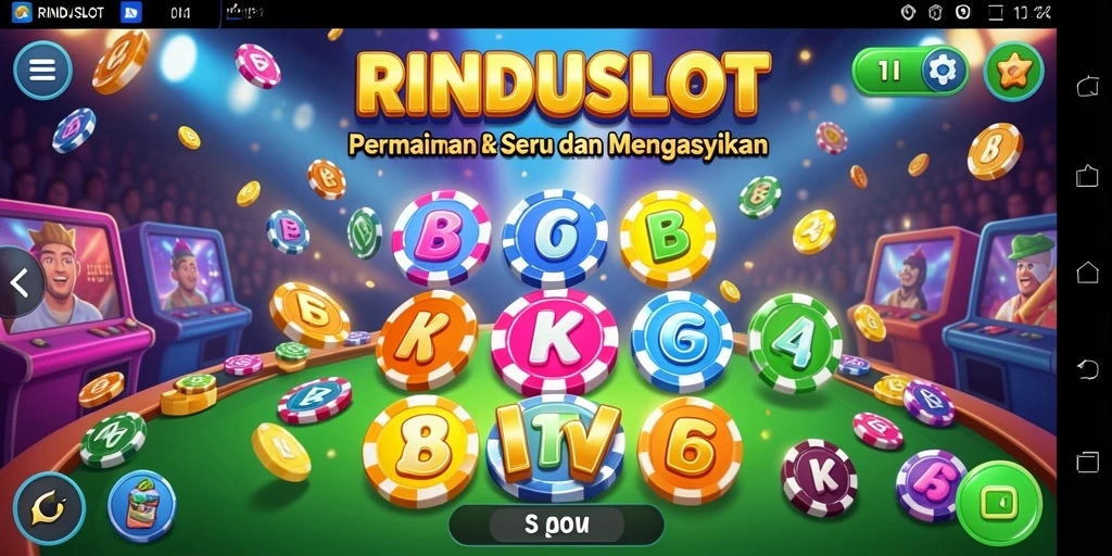 Tampilan gameplay seru di RINDUSLOT dengan variasi Bingo.