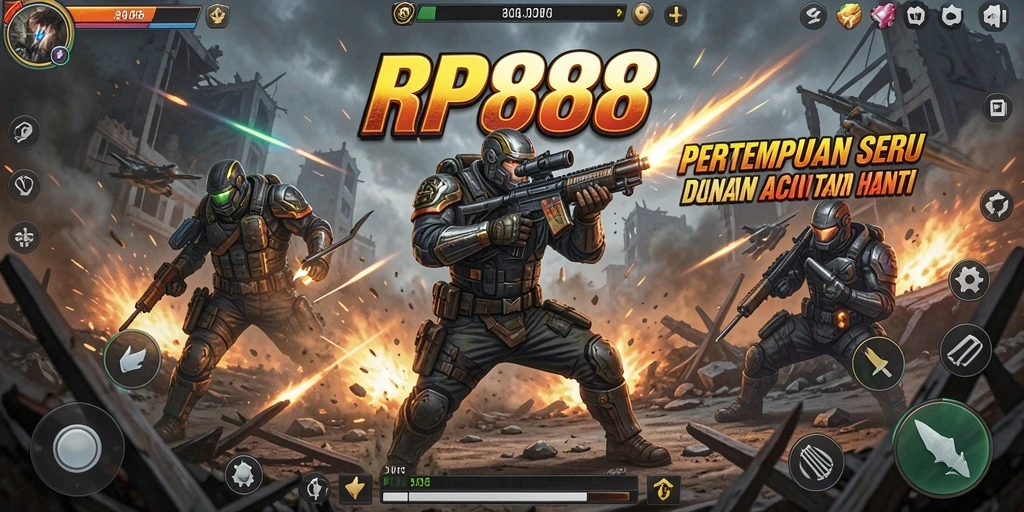 Tampilan grafis menakjubkan dari gameplay seru RP888.