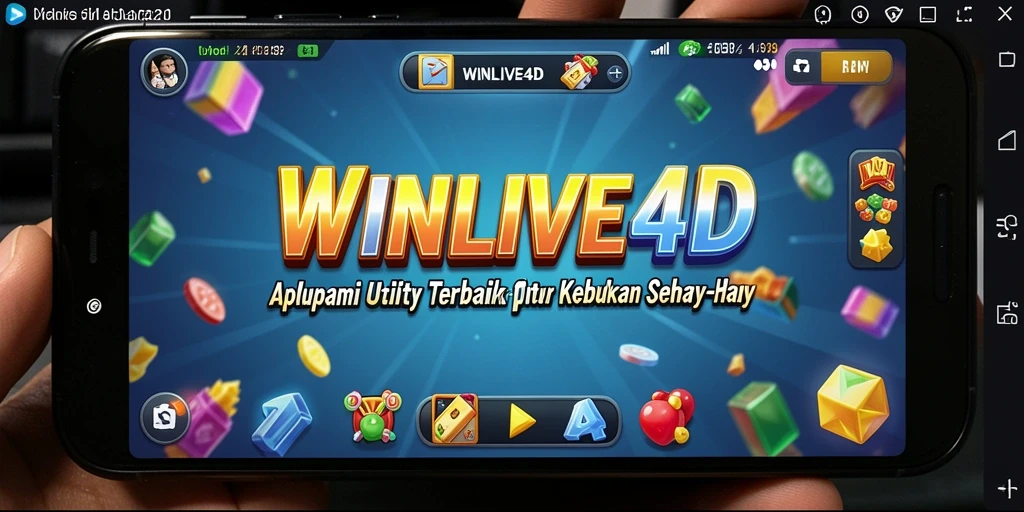 Screenshot WINLIVE4D menunjukkan antarmuka pengguna yang intuitif dan fitur bermanfaat.