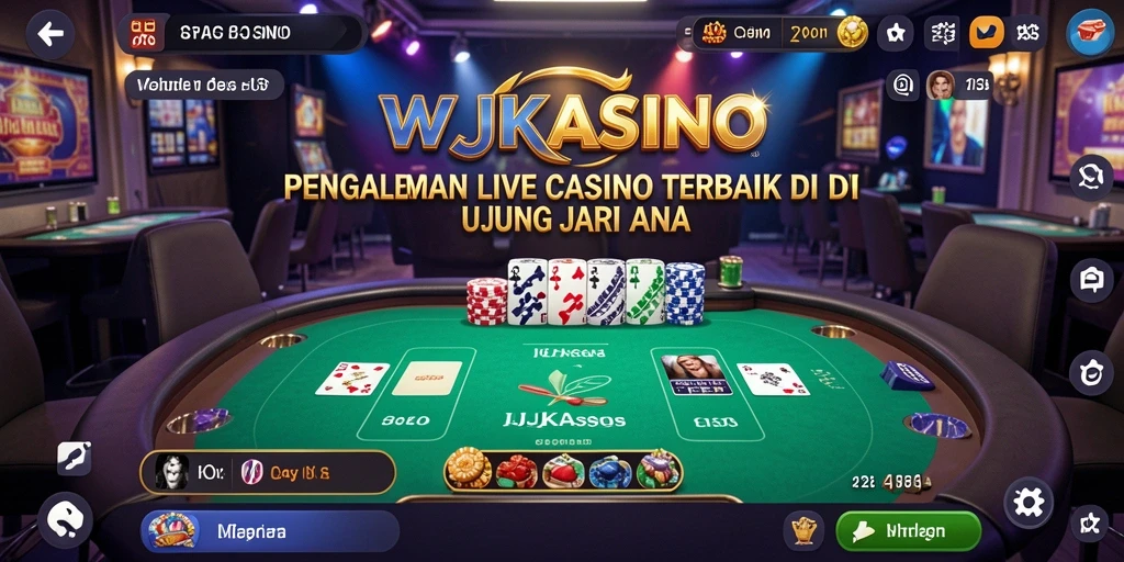 Tampilan gameplay langsung di WJKASINO yang luar biasa.